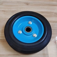 6" blue trolley wheels / 6" blue cart wheels / 6" Rolly wheels