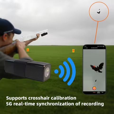 Q8L 4K Recording Motion Camera with Red Dot Crosshair for Pheasant Pigeon Duck Wildfowling Shooting 