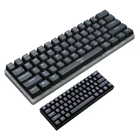 Factory Wholesale Redragon K605 61-Key RGB Mechanical Gaming Keyboard, Blue Switch, Black, 60% Compa