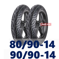 ยางนอก HUT (ยางหน้า - หลัง) HONDA CLICK 125 ล้อแม๊กซ์ ยางหน้า 80/90-14  หลัง 90/90-14 กดเลือกได้เลย