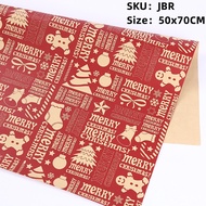 {SG} Christmas Gift Wrapper Wrapping Paper Xmas Wrapper Coloured Textured Wrapping Paper Xmas Wrapping Paper