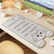 Work Seat Winter Keyboard Mat Office Desk Mat Antifreeze Hand Mat Computer Desk Furry Keyboard Count
