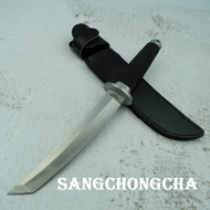 Sangchongcha Outdoor survival tactical Fixed blade knife มีดซามูไร มีดดาบ มีดดาบเล็ก มีดดาบ มีดพกพา 
