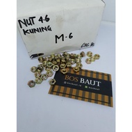 M 6 Yellow Iron Nut - 4.6 Yellow Iron Nut