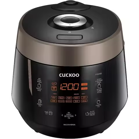 CUCKOO CRP-P0609S | 6-Cup (Uncooked) Pressure Rice Cooker | 12 Menu Options: Quinoa, Nu Rung Ji, GAB