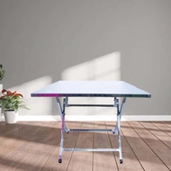 90x90cm Stainless Steel Foldable Square Table