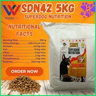 ๑ ﹊ ∱ SDN 5KGS SuperDog Nutrition Sdn42 dog food sdn42 dog food for puppy sdn42 dog food 5kg  vidda