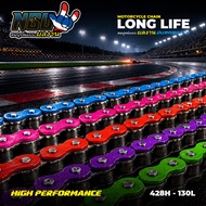 NGO 428H 130L Gold Red Green Blue Purple PInk Motorcycle Chain - Universal Sport Duck - Strong & Ant