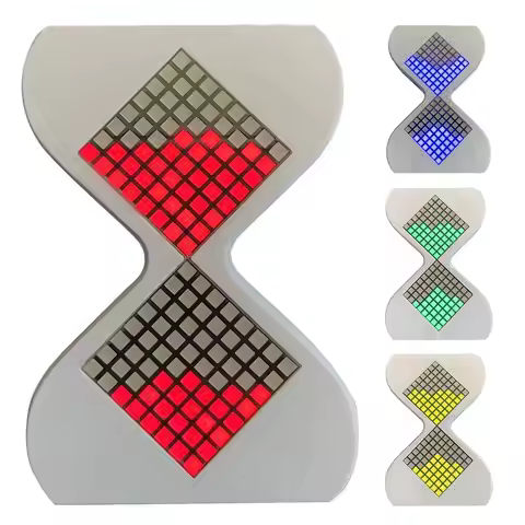 Electronic Hourglass Timer LED Electronic Hourglass with Adjustable Time from 0-30 Min Mechanical Ti
