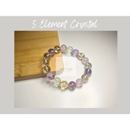 5 Element Crystals Bracelet 五行水晶手串