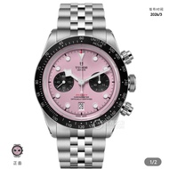 Tudor New Style Chronograph Type Automatic Mechanical Watch 79360N-0019 Pink Dial Five Beads Chain 4
