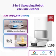 L10s Ultra fully automatic robot vacuum cleaner 5300Pa suction dual rotation mop cloth automatic sweeping machine