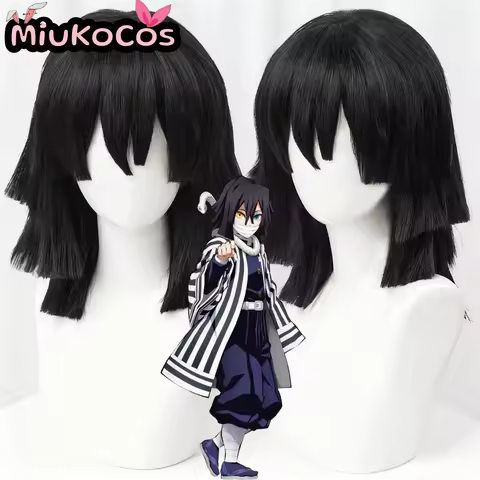 IN STOCK Obanai Iguro Cosplay Wig MiukoCosplay Cosplay