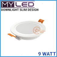 CAHAYA MYLED 9 Watt Slim Panel LED Downlight MYLED/ 9W Inbow LED Downlight - White Light