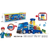Bus City Set With Car Toy The Little Bus  Friends Mini Educational Toys KQ1JML