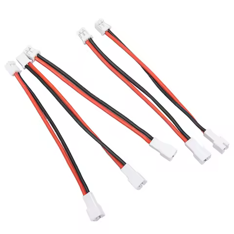 5Pcs PH2.0 2P Male to PH2.0 2P Female Cable PH2.0 2P Battery Adapter Cable for Axial SCX24 1/24 RC C