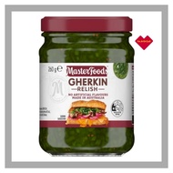MasterFoods Gherkin Relish Condiment 260g | Crunchy, Tangy & Perfect for Burgers & Sandwiches