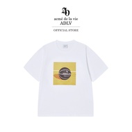ADLV [acme de la vie] เสื้อยืด Oversize รุ่น Square Basketball Short Sleeve T-Shirt White (50192SSBS