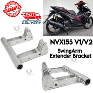NVX155 V1/V2 SWINGARM EXTENDER BRACKET CNC 2INCH TAMBAH PANJANG ENGINE EXTENDER BRACKET EXTAND CNC S