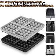 INTERESTING 1pcs Air Fryer Waffle Maker, Silicone Reusable Waffle Baking Mold, Square Waffle Mould f
