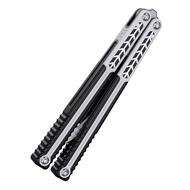 Nabalis X Will Hirsch Vulp Pro Butterfly Knife Balisong Trainer, G10 & 7075 AL Handle, Unsharpened, 