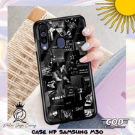 HP SAMSUNG M30 TMBLRAESTHE Motif Hardcase Softcase Aesthetic Premium Cool Silicone Mobile Phone Prot
