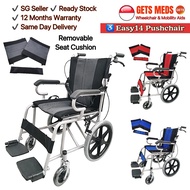 Wheelchair Pushchair [🇸🇬GETS] ♿️ Easy Pushchair Lightweight, ♿️ Ultra Lite Pushchair, Foldable & Com