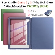 For Kindle Oasis 10th 9th Generation 2019 2017 S8IN40 CW24WI 7'' Glitter Acrylic E-Reader Case Oasis