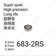 ( wholesale 批发 ) Galas berkelajuan tinggi BEARING 轴承 683RS 683 683-2RS