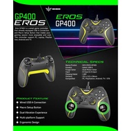 NYK Nemesis Gamepad Wired Turbo with Macro EROS GP400 Gaming Controller USB PC/Android GP-400