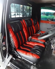Sarung jok mobil pickup mitsubishi L300 model sofa simple - lapis jok L300 - cover jok L300 pickup