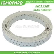 300PCS 0603 Chip Fixed Resistor SMD Resistor  resistance 330 ohm 330R IGMOPNRQ