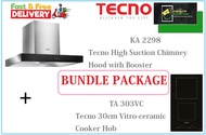 TECNO HOOD AND HOB BUNDLE PACKAGE FOR ( KA 2298 &amp; TA 303VC ) / FREE EXPRESS DELIVERY