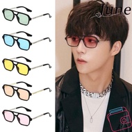 JUNEGOODS Square Sunglasses, Retro Style Vintage 70s Sun Glasses, Fashion Summer UV400 Protection Sh