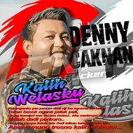 Stiker Variasi Simple DENNY CAKNAN KALIH WELASKU Pintu Belakang Bak Truk Bisa Untuk Semua Truk Ukura
