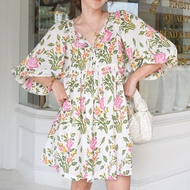 Dahlili Dress in Rosemary | Moaa Collection