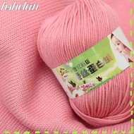 HSHELAA Milk Cotton 50g Crochetyarn 6ply Knitting Yarn