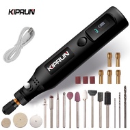 KIPRUN Mini Cordless Rotary Tool with Work Screen, Electric Rotary Tool, 3 Speed 3.6V Drill Grinder 
