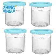 Ice Cream Cup, Ice Cream Containers with Lids for Ninja Creami Pints NC301 NC300 NC299AMZ Series Ice