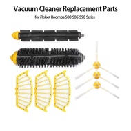Vacuum Cleaner Replacement Part 3 Filter 3 Side Brush 1 Rolling Brush Accessory for iRobot Roomba 50