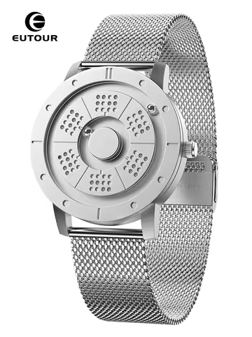 EUTOUR 2025 New Magnetic Fashion Leisure Quartz Simple Men's Watch Stainless Steel Strap Suitable fo