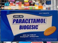 Biogesic Paracetamol 250pcs/500pcs Tablets