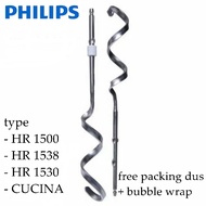 Stick mixer spiral philips - dough hook Mixer Alat Adonan Roti