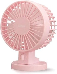 TYJKL Small Table Fan for Office, Standing Fan Quiet, Mini USB Fan Pink 3 Speed, High Velocity Desk Fan for Girls, USB Powered, (Color : A)