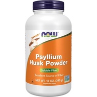 NOW Foods Supplements, Psyllium Husk Powder, Non-GMO Project Verified, Soluble Fiber, 12-Ounce