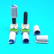 🔉 Knob Blue Potensio Type D Untuk Mixer Dan Audio Amplifier