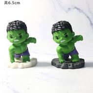 ZZGenuine Bulk Cargo Pop Mart AvengersQVersion the Hulk Marvel Creative Figure Doll Ornaments 5DI3