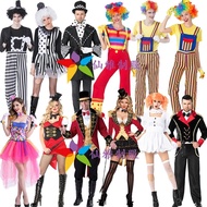 Halloween male and female clown cosplay dress up costume adult clown circus performance costume Suicide Squad