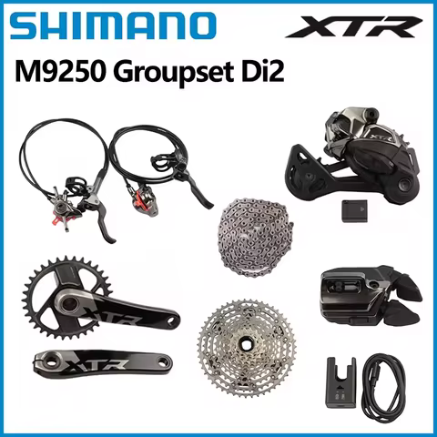 Shimano XTR Di2 M9200 1X12Speed Groupset SW-M9250 IR / R RD-M9250 SGS CS-M9200 10-51T For MTB Mounta
