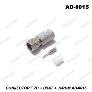 Connector F 7C + Thread + Needle AD-0015